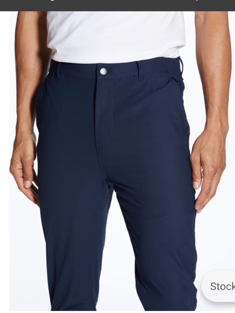 Men's Navy Stretch Performance Shorts